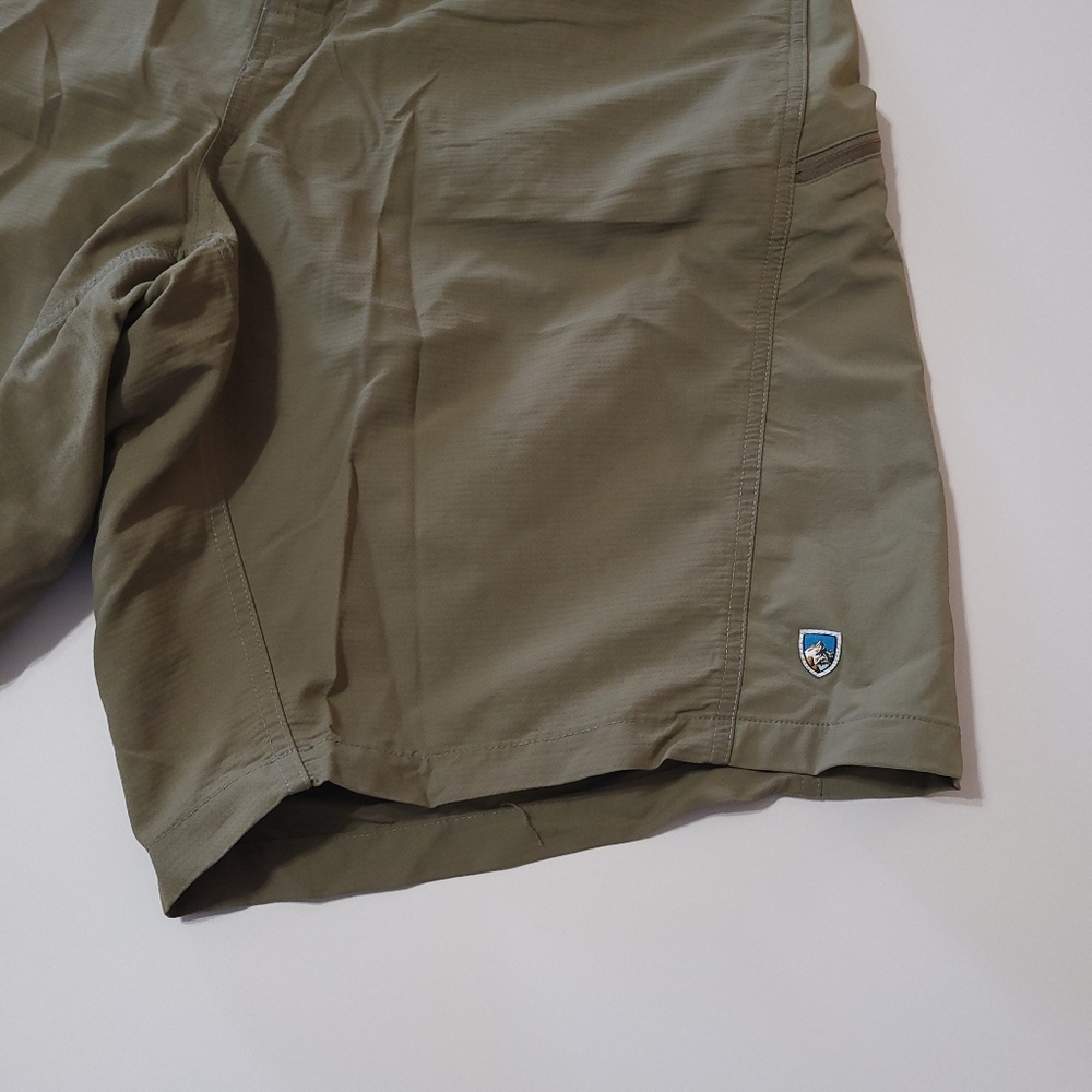 Kuhl Cargo Shorts Nylon Lightweight Hiking Khaki Quick Dry Men's Size 38 - Picture 11 of 12